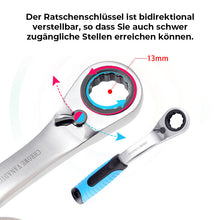 Laden Sie das Bild in den Galerie-Viewer, 29-teiliger Ratschenhülsensatz