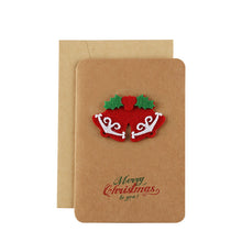 Laden Sie das Bild in den Galerie-Viewer, Weihnachtsgrußkarten aus Kraftpapier