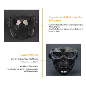 💀Totenkopf Horror Helmmaske💀