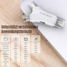 Laden Sie das Bild in den Galerie-Viewer, 4-in-1 iFlash Drive Kartenleser