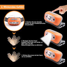 Laden Sie das Bild in den Galerie-Viewer, 🎁Wasserdichte LED Stirnlampe
