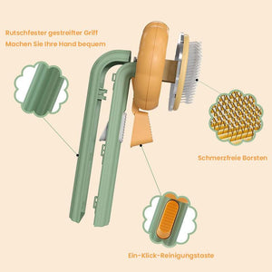 💖 Kürbis Kammbürste für Haustiere
