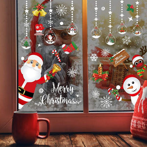 🤶Weihnachten Fenster Aufkleber🤶