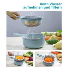 Laden Sie das Bild in den Galerie-Viewer, 9 in 1 Multifunktionaler Gemüsehobel Satz