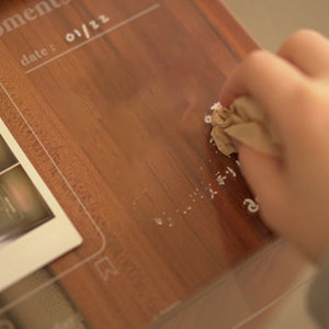 Acryl-Schreibtafel mit Stift