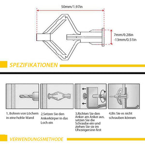 🔧Flugzeug-Ankerbolzen