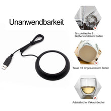 Laden Sie das Bild in den Galerie-Viewer, BEQUEE USB Getränkewärmer Elektrischer Untersetzer Wärmer für Büro/Zuhause