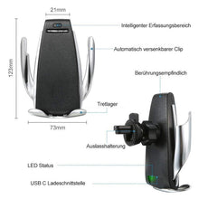 Laden Sie das Bild in den Galerie-Viewer, Smart Sensor Handyhalter, drahtlose Autoladegerät