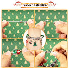Laden Sie das Bild in den Galerie-Viewer, 🎅🎄DIY 24 Tage Weihnachts-Countdown-Kalender-Armbänder-Set