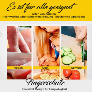 Küchengerät Edelstahl Finger- & Handschutz
