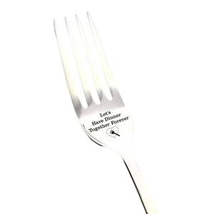💝Gravierte Gabel - Bestes lustiges Geschenk für einen geliebten Menschen