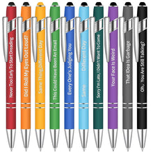 Laden Sie das Bild in den Galerie-Viewer, 10 Stück lustiges Stift-Set(Schwarze Tinte)