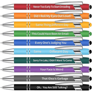 10 Stück lustiges Stift-Set(Schwarze Tinte)