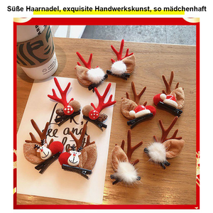 🎅Weihnachten Geweih Plüsch Haarnadeln
