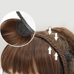 Geflochtenes Haarband Perücke