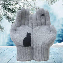 Laden Sie das Bild in den Galerie-Viewer, Handschuhe aus Baumwolle im Katzenstil