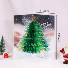 Laden Sie das Bild in den Galerie-Viewer, 🎅（Früher Weihnachtsverkauf）Handgemachte 3D-Weihnachtsgrußkarte
