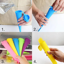 Laden Sie das Bild in den Galerie-Viewer, Buntes Silikon Eis Pop Mould