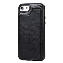 Laden Sie das Bild in den Galerie-Viewer, Brieftasche aus Leder/ Handyhülle für iPhone, mit Kartenfächern