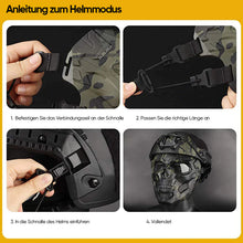 Laden Sie das Bild in den Galerie-Viewer, 💀Totenkopf Horror Helmmaske💀