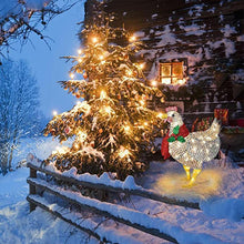 Laden Sie das Bild in den Galerie-Viewer, Weihnachtsdekoration>>Leuchtendes Huhn mit Schal