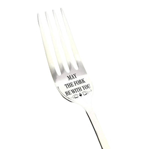 💝Gravierte Gabel - Bestes lustiges Geschenk für einen geliebten Menschen