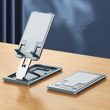 Laden Sie das Bild in den Galerie-Viewer, Faltbarer tragbarer Handyhalter aus Aluminiumlegierung