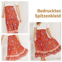 Laden Sie das Bild in den Galerie-Viewer, Bedrucktes Spitzenkleid