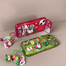 Laden Sie das Bild in den Galerie-Viewer, Weihnachtsbaum-Anhänger Ladehülle für iPhone Abdeckung mit Spiegel