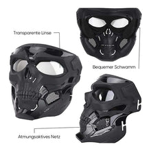 Laden Sie das Bild in den Galerie-Viewer, 💀Totenkopf Horror Helmmaske💀