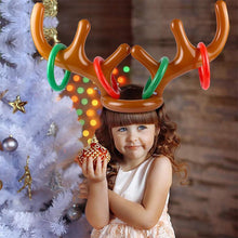 Laden Sie das Bild in den Galerie-Viewer, Weihnachtsren-Geweih Ringe-Werfen Spielzeug
