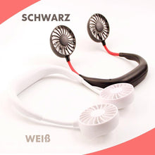 Laden Sie das Bild in den Galerie-Viewer, Tragbarer zwei- Köpfe Ventilator
