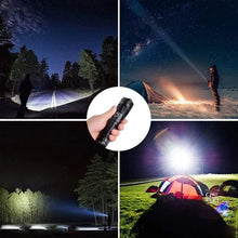 Laden Sie das Bild in den Galerie-Viewer, 🔥Schlussverkauf🔥Wiederaufladbare taktische LED-Laser-Taschenlampe