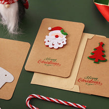 Laden Sie das Bild in den Galerie-Viewer, Weihnachtsgrußkarten aus Kraftpapier