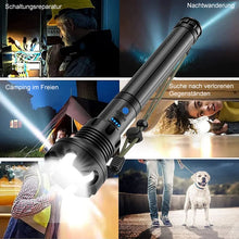 Laden Sie das Bild in den Galerie-Viewer, 🔥Schlussverkauf🔥Wiederaufladbare taktische LED-Laser-Taschenlampe
