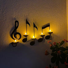 Laden Sie das Bild in den Galerie-Viewer, 🔥Kerzenleuchter mit Musiknoten💡