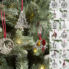 Laden Sie das Bild in den Galerie-Viewer, Metall-Weihnachtsbaum-Anhänger