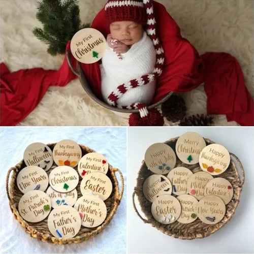 💓Baby Meilenstein-Schilder-Set (10 Stück)💓