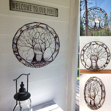 Laden Sie das Bild in den Galerie-Viewer, 🌳Kreis des Lebens – Wandkunst aus Metallbaum🌳
