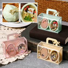Laden Sie das Bild in den Galerie-Viewer, Kreatives DIY Mikroskopisches Häuschenmodell in Walnussform