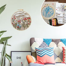 Laden Sie das Bild in den Galerie-Viewer, Stickrahmen-Blumen-Kit für Anfänger