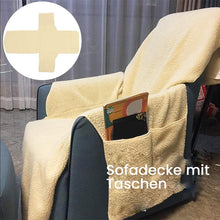 Laden Sie das Bild in den Galerie-Viewer, Sofadecke Aus Lammfleece
