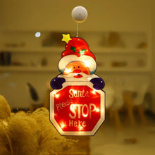 Laden Sie das Bild in den Galerie-Viewer, WEIHNACHTSVERKAUF🎄Weihnachten Fenster Dekorative Saugnapf Lichter