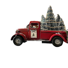 Laden Sie das Bild in den Galerie-Viewer, 🎄Weihnachtsverkauf🔥Roter Bauernhof-LKW Weihnachten Dekorationen