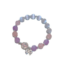 Laden Sie das Bild in den Galerie-Viewer, Imitation Katzenauge Kristall Schmetterling Armband