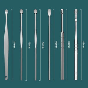 Ohrpickwerkzeug-Set aus Edelstahl