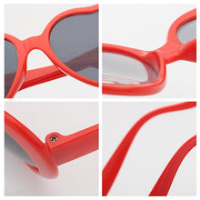 Laden Sie das Bild in den Galerie-Viewer, Große übergroße herzförmige Sonnenbrille für Frauen
