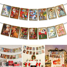 Laden Sie das Bild in den Galerie-Viewer, 🎅🚩Weihnachtsbanner im Vintage-Stil🎅