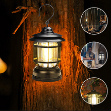 Laden Sie das Bild in den Galerie-Viewer, Tragbare Retro Camping Lampe