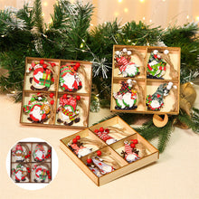 Laden Sie das Bild in den Galerie-Viewer, 🎉🎉Hölzernes Zwerg Weihnachtsschmuck Set